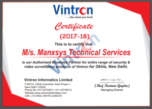 vintron Certification